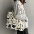 8Oz Custom Logo Promotional Tote Shopping Canvas Anime Cotton Bags