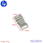Bag Bag Accessories 20mm Wholesale Factory Bag Accessories Plastic Buckle Custom Quick Release Metal Belt Buckle Bag Metal Buckle For Backpack