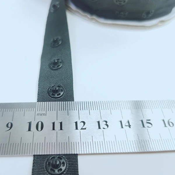 Hot selling polyester black buckle strap 18X18X36mm shirt clothing fabric webbing tape