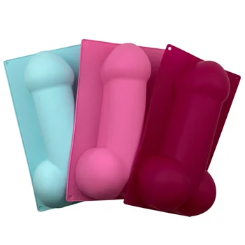 Food grade microwave safe large dildo mould silicone penis silicon cake molds funny cake pan cake baking molds