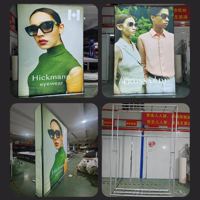 LED Aluminum Illuminated Freestanding Exhibition Display & Luxury Stand for Fair H622782f230a0474ab3849016a38c0c65F