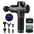Gun Machine High Frequency Vibration Massage Gun Machine Massage Gun Carbon Fiber Portable Massage Gun