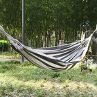 Double Portable Camping 2 Person Cotton Canvas Hammock With Carrying Bag