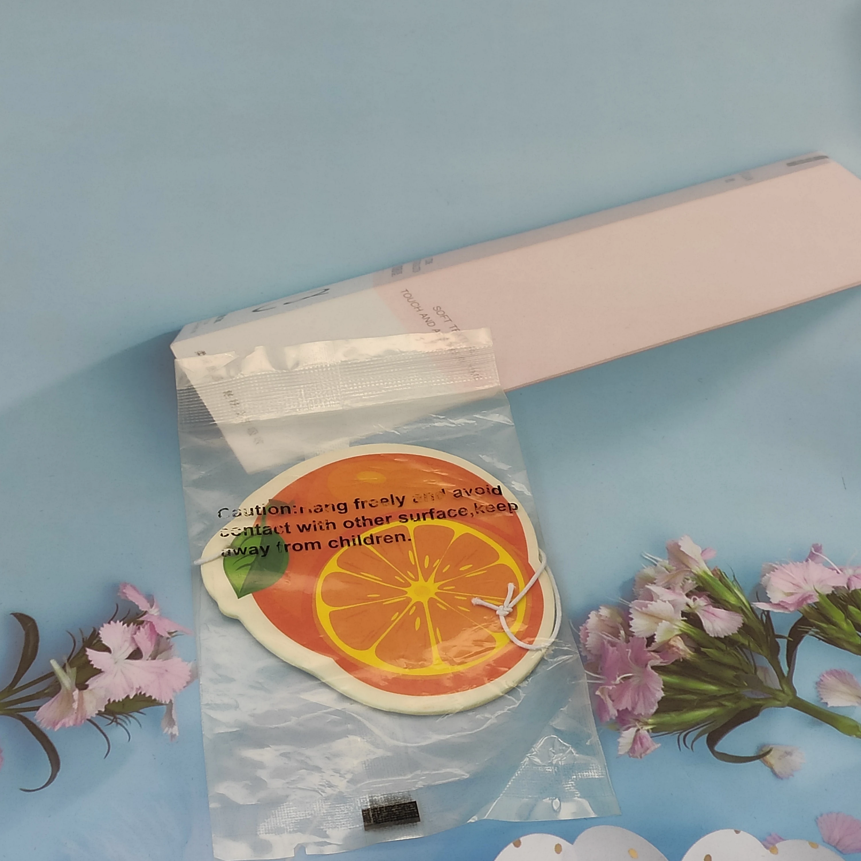 Promotional Long Last Smells Printing Logo Hanging Paper Freshener