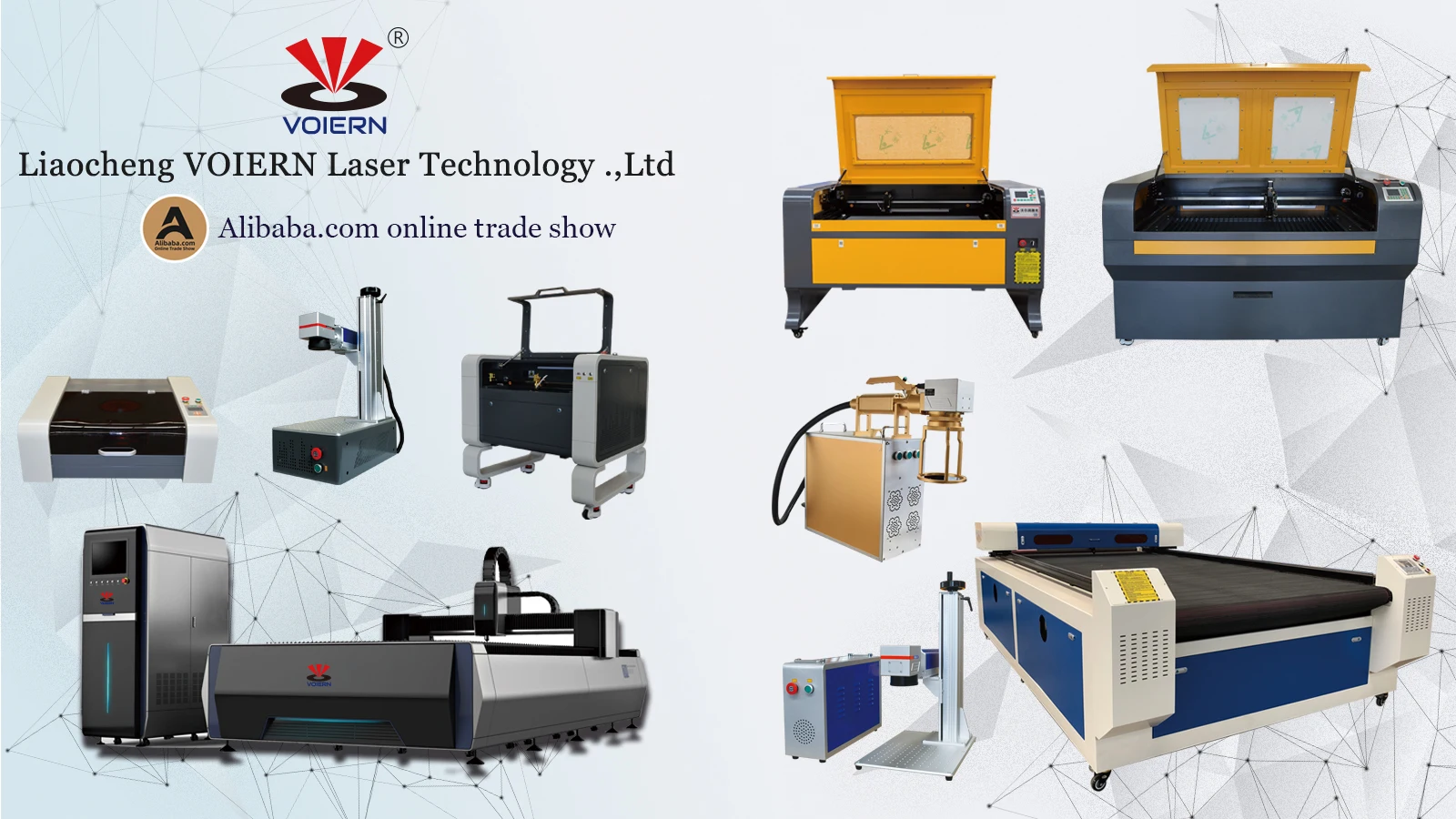 CNC laser engraving machine and co2 laser cutting machine for non metal material with water cooling pump