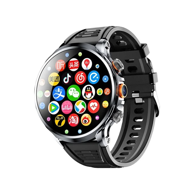 2025 new arrival 4G 5G smart watch H18 WiFi GPS HD camera video call NFC 8+128GB 900MAH battery Android sport smart watch