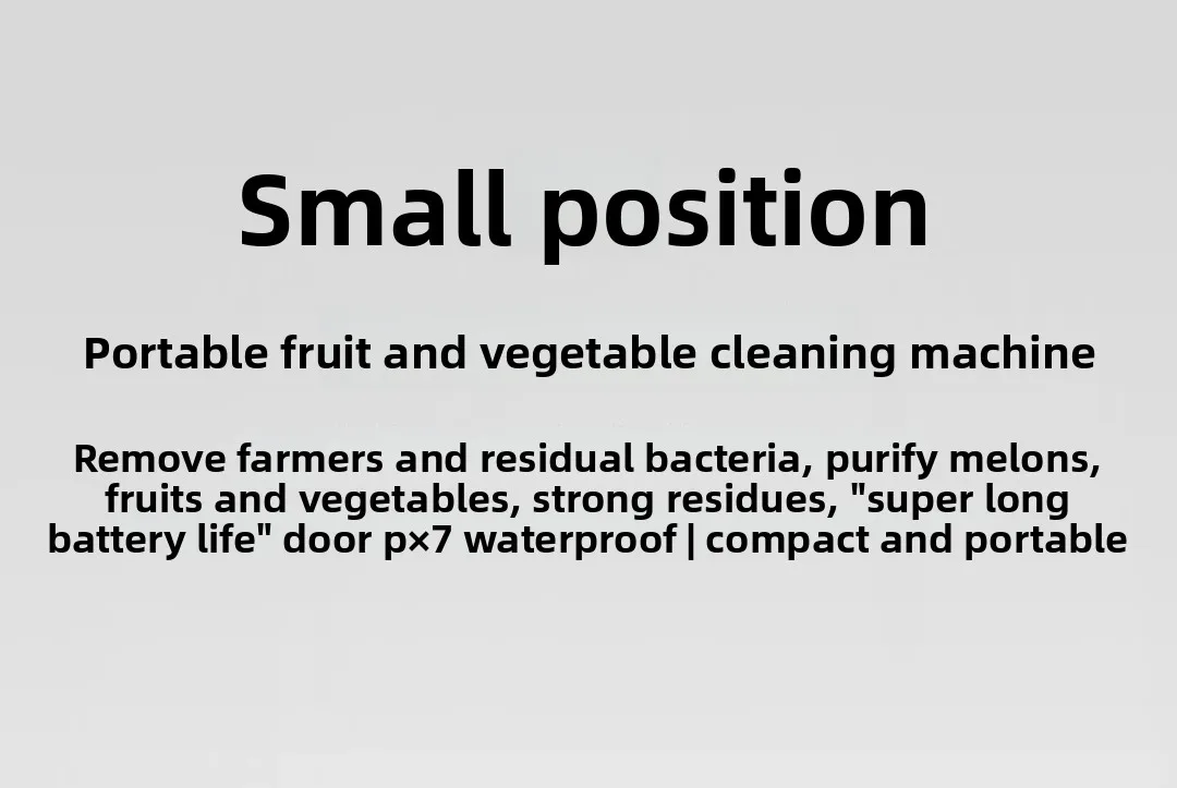 Wholesale Xiaoda Portable Fruit and Vegetable Washing Machine: Your Key to Healthier Living