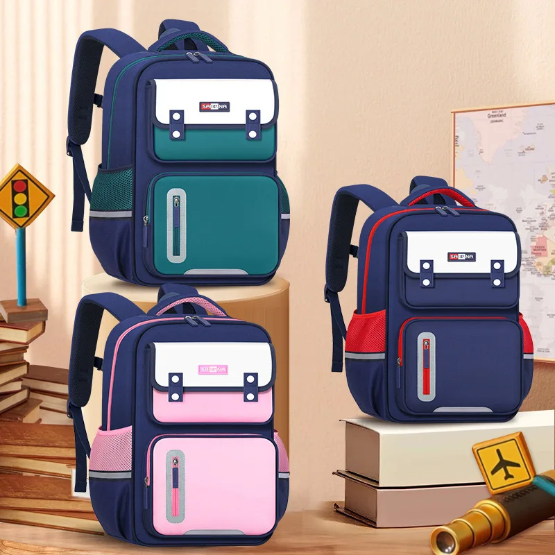 Amiqi MG-2023 Large Capacity Boys and Girls Children Class Book Bags Waterproof Kids Backpack School Backpacks