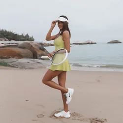 Women's Tennis Clothes One Piece Yoga Clothes Outdoor Sports Fitness Running Outdoor Fashion Training Clothes