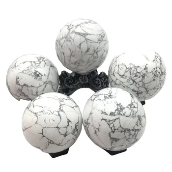 Quality Natural Polished Crystal Ball Howlite Quartz Crystal Sphere Howlite ball For Healing