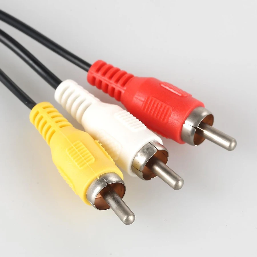 1.8m 6ft Av Conversion Cable For Ps2/ps3 Audio Video To 3 Rca Cables