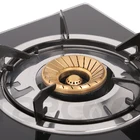 Gas Top Cooktop Gas Cooker Glass Stove Top 2 Burner Cooking Cooktop For Indoor