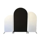 Wedding Hot Selling White Black Combination Party Background Decoration Wall Backdrop Stand For Wedding Events