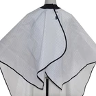 Cape Hair Cape High Quality Waterproof Anti Static Hair Trimmings Barber Gown Cape With Snap Button Pro Stretch