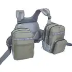 Vest High Grade New Design Outdoor Fly Fishing Backpack Vest Chest Pack With Multi-pockets Fishing Bag