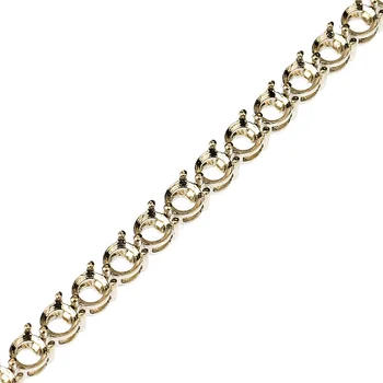 Solid 18k gold 925 sterling silver tennis mounting custom bracelet
