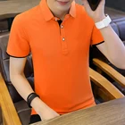 Factory Directly Pure Color Without Logo Can Accept Custom Breathable Classic Golf Men Polo T-Shirt