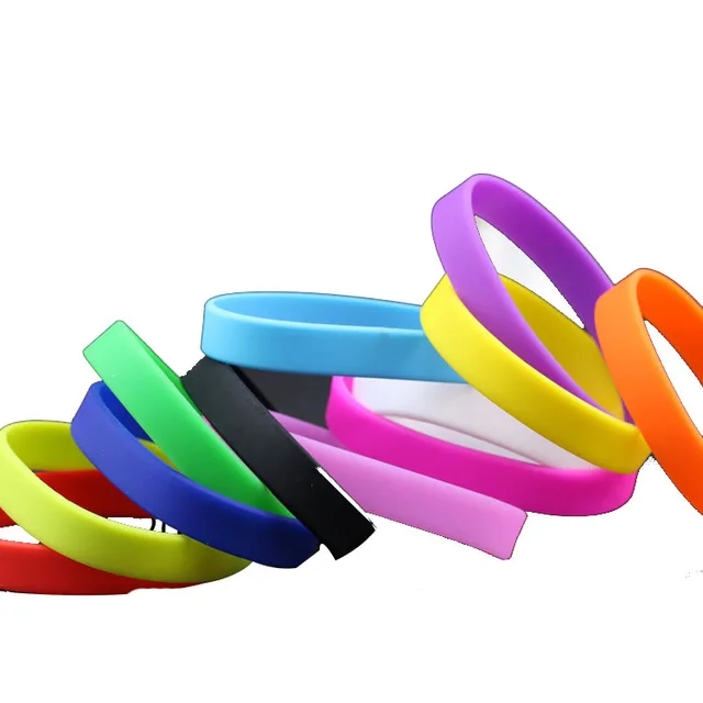 Hot Selling Silicone Wristband Promotional Custom Color Silicone Rubber Bracelet