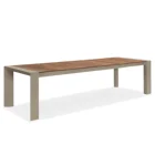 Tables Durable Use Quality Assurance Rectangular Teakwood Top Weather Resistance Extension Tables