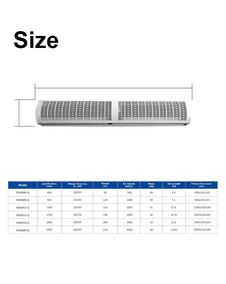 Air Curtain, FM3006-G - detail 16