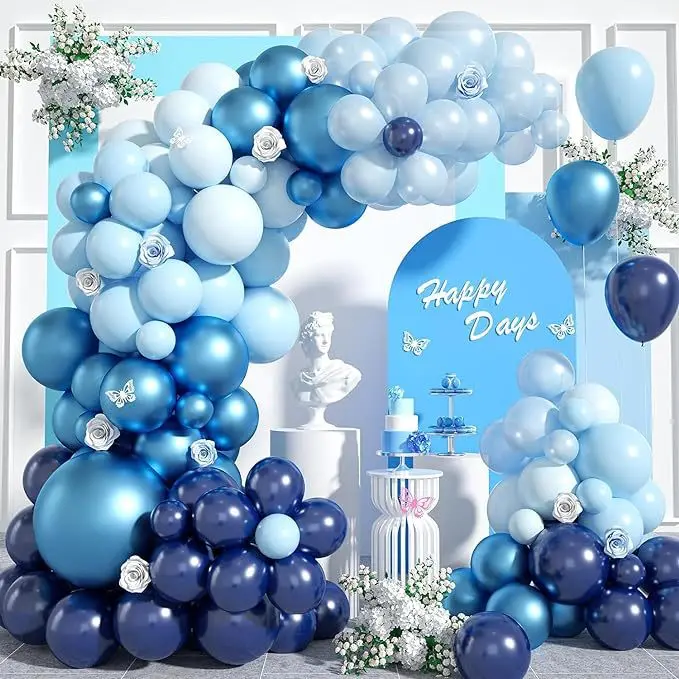 Birthday balloon set Party decoration blue balloon wedding room scene layout balloon arch kit