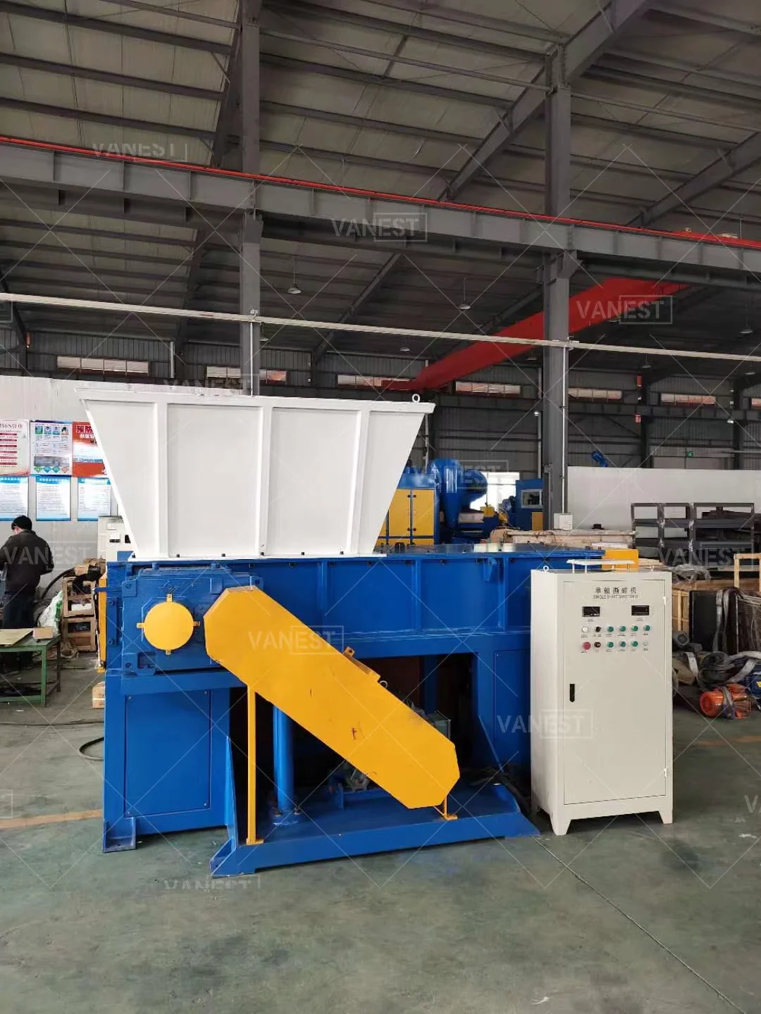 Vanest Scrap Copper Wire Cable Shredder Machine Plastic Shredder