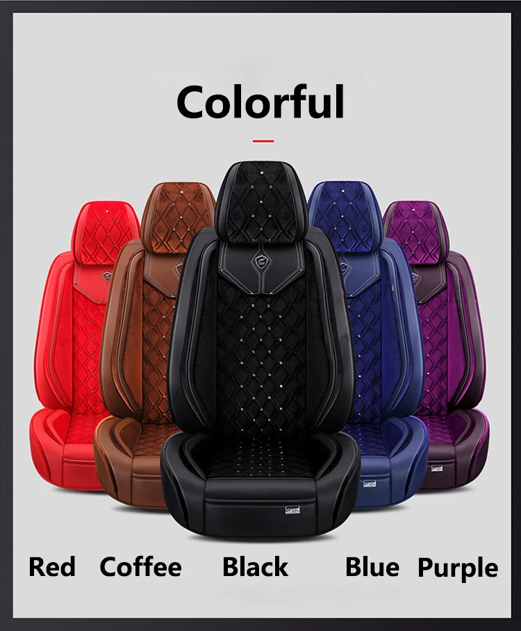 Factory Price Diamond Seat Cover Car Seat Cover Bag Set Customized