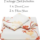 Comforter Zipper Closure Reversible Print Luxurious Brushed Microfiber Comforter Cover