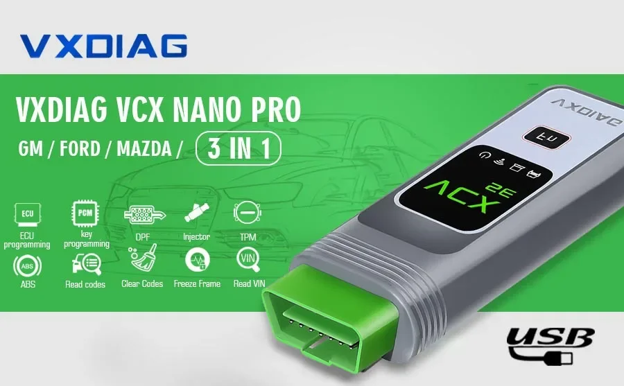 Vxdiag Vcx Se Pro Diagnostic Tool 3 In 1 Free Car Software Hdd For Gm ...