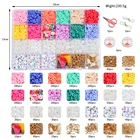 Beads Marking Earring Round Polymer Clay Beads DIY Jewelry Marking Kit For Bracelets Necklace Earring