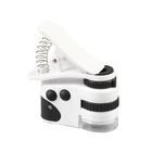 Check Uv Led And Uv Microscope Mini Clip 60X White Led Light Check Microscope With LED UV Light