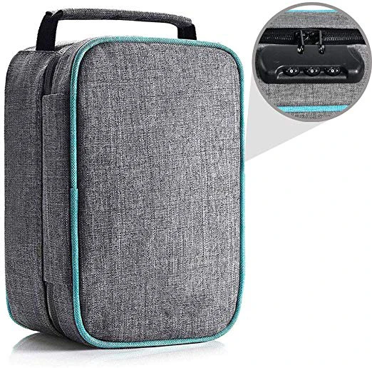 Durable Medicine Lock Box Bag Travel 