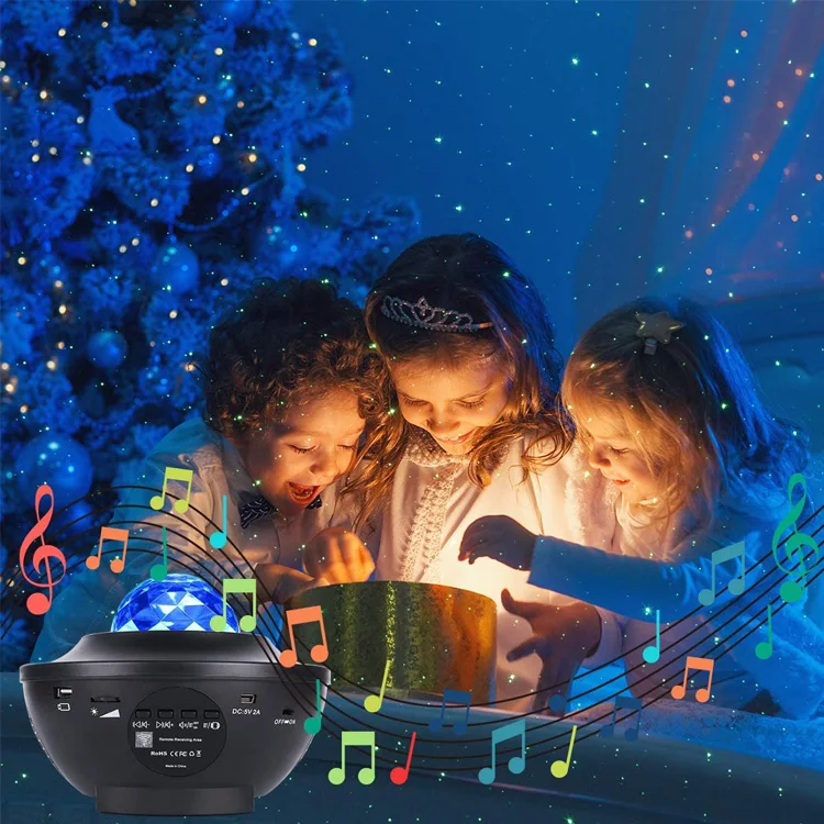 star laser ocean wave light projector speaker