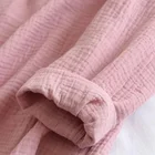 100% Soft 100% Organic Cotton Long Sleeve Top And Pants 2pcs Set Women Pajama Set