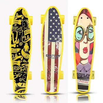 High quality OEM Wholesale Custom Your Style 22inch Plastic Cheap penni board skateboard for girl or boy