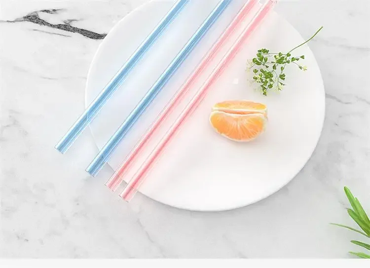 product 1pc bpa free reusable transparent silicone soft drinking straws cleaning brush set eco friendly bar accessories-5