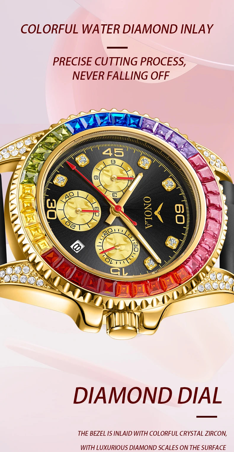 ONOLA 6842 Rainbow Chronograph Watch4.jpg