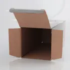 Gray Customized Product Packaging Small Gray Box Packaging Plain Gray Paper Box Gray Cardboard Retail Box