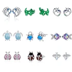 Sterling Silver 925 Earrings New Arrival High Quality Fashion Jewelry 925 Sterling Silver Stud Silver Earrings For Women