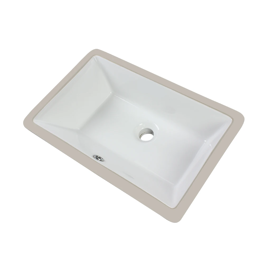 CUS1812 Ceramic Wash Basin Sink Basins Bathroom Sink Set Undermount Sink Bathroom Chinese Bathroom Factory supplier