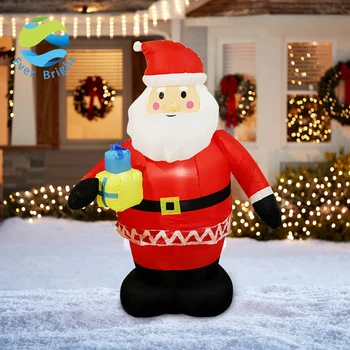 150/Hcm New Design Outdoor Party Event Santa Claus Inflatable Outdoor Indoor Christmas With Led Light