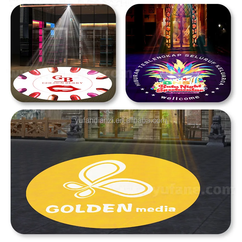 Yufan movable and static gobo projector