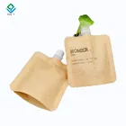 Bag OEM Empty Plastic Skin Care Spout Pouch Packaging Bag For Cosmetic