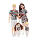 Amazon Hot Sells Toys For Girls Parent Child Doll Role Play Lovely Happy Family Doll Set
