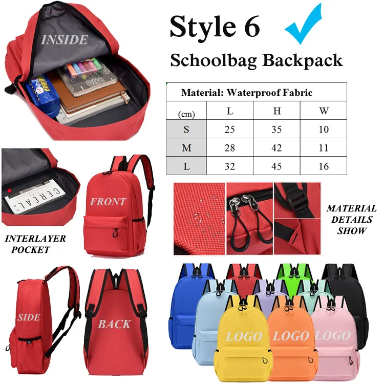 Custom Designer Student Women's Casual Sports Laptop Backpacks