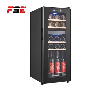 FSE Hot Seller Wine Cooler Dual Zone 66L wine fridge cellar 20 Bottle Wine Bottle Cooler