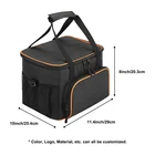 Cooler Outdoor Thermal Food Storage Cooler Bag Travel Camping Insulated Cooler Bag With Shoulder Strap