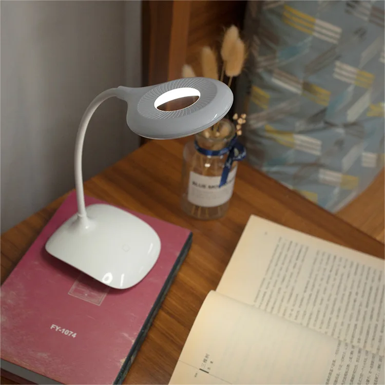 Yarrae Rechargeable LED Circle Head Flexible Table Lamp