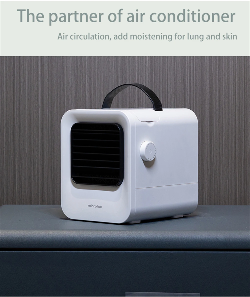 Xiaomi Youpin Microhoo Wireless Portable Air Conditioning Fan With 4000mAH 500ml Water Tank