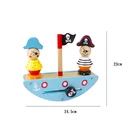 Education Toy Toys Education Toy 2021 Kids Wooden Toys Montessori Baby Mini Pirate Balance Ship